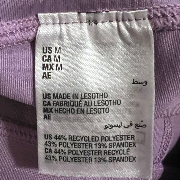 Ideology Rhapsody Purple Compression High Rise Side Pocket Cropped Leggings NWT - Picture 5 of 9